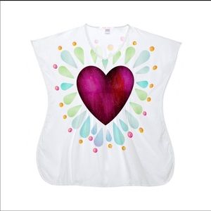 Ruby Heart Cover Up Kids Swimsuit